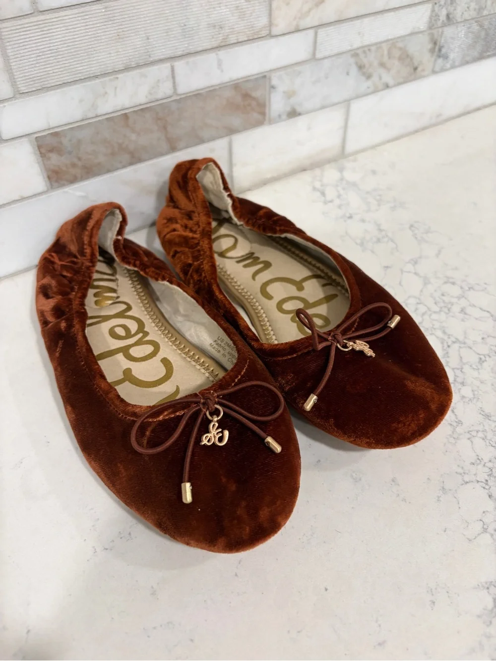 Sam Edelman velvet ballet